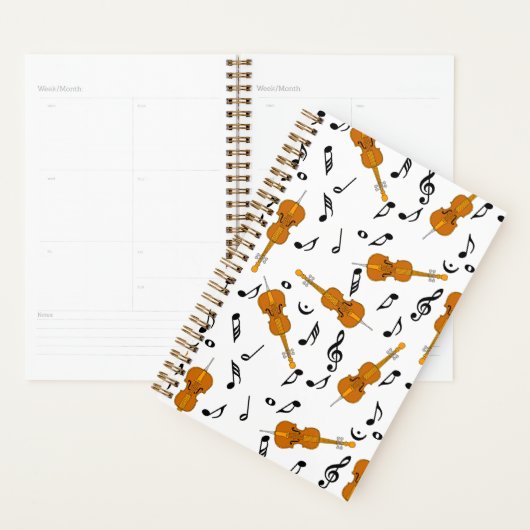Cello Music Note Pattern Planner (Display)