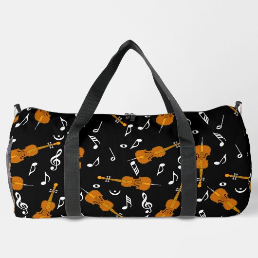 Cello Music Note Pattern Plunjezak (Achterkant)