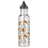 Cello Music Note Pattern Waterfles (Rechts)