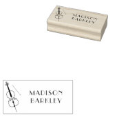 Cello Music Teacher Rubberstempel (Gestempeld)