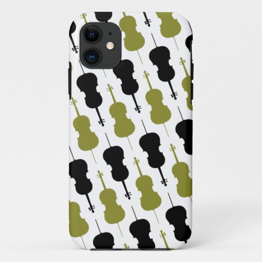 Cello Musical Pattern Case-Mate iPhone Case (Achterkant)