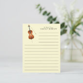 Cello Musician Music Teacher String Orchestra Bedankkaart (Staand voorkant)