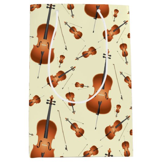 Cello Musician Music Teacher String Orchestra Medium Cadeauzakje (Voorkant)