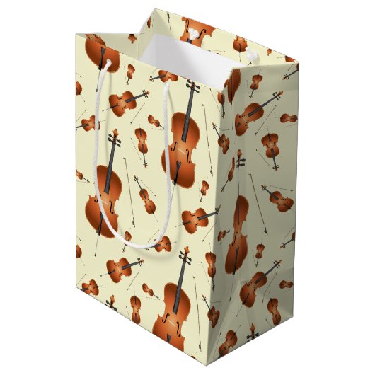 Cello Musician Music Teacher String Orchestra Medium Cadeauzakje (Achterkant Gekanteld)