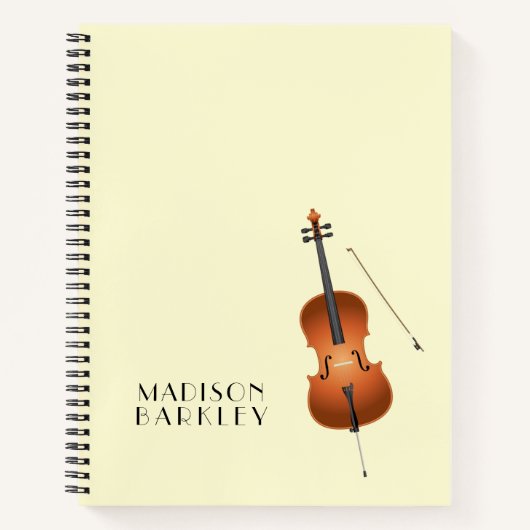 Cello Musician Music Teacher String Orchestra Notitieboek (Voorkant)