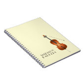 Cello Musician Music Teacher String Orchestra Notitieboek (Rechterzijde)