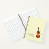 Cello Musician Music Teacher String Orchestra Notitieboek (Binnen)