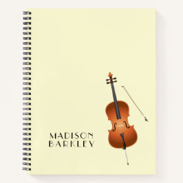 Cello Musician Music Teacher String Orchestra Notitieboek