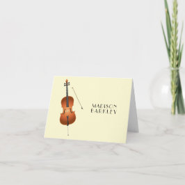 Cello Musician Music Teacher String Orchestra Notitiekaartje