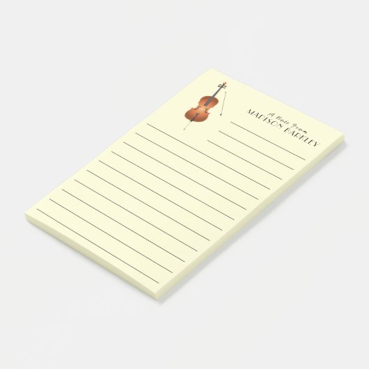 Cello Musician Music Teacher String Orchestra Post-it® Notes (Schuin)