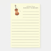 Cello Musician Music Teacher String Orchestra Post-it® Notes (Voorkant)