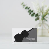 Cello Musician Teacher Player Cellist Music Visitekaartje (Staand voorkant)
