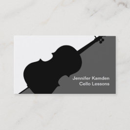 Cello Musician Teacher Player Cellist Music Visitekaartje