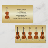 Cello Musician Visitekaartje (Voorkant / Achterkant)