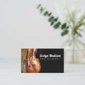 cello muziekinstrumenten y7567 visitekaartje (Staand voorkant)