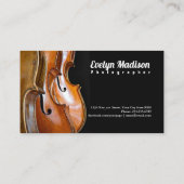 cello muziekinstrumenten y7567 visitekaartje (Achterkant)