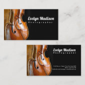 cello muziekinstrumenten y7567 visitekaartje (Voorkant / Achterkant)