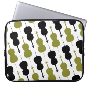 Cello Muzikaal Patroon Laptop Sleeve