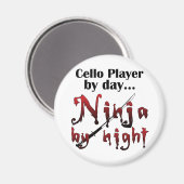 Cello Ninja Magneet (Voorkant / Achterkant)
