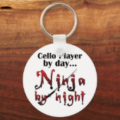 Cello Ninja Sleutelhanger (Voorkant)