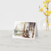  Cello Note Kaart (Gele Bloem)