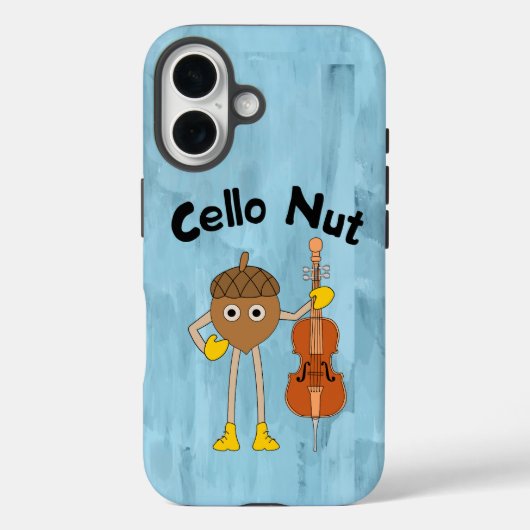 Cello Nut Case-Mate iPhone Case (Achterkant)