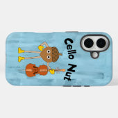 Cello Nut Case-Mate iPhone Case (Achterkant (horizontaal))