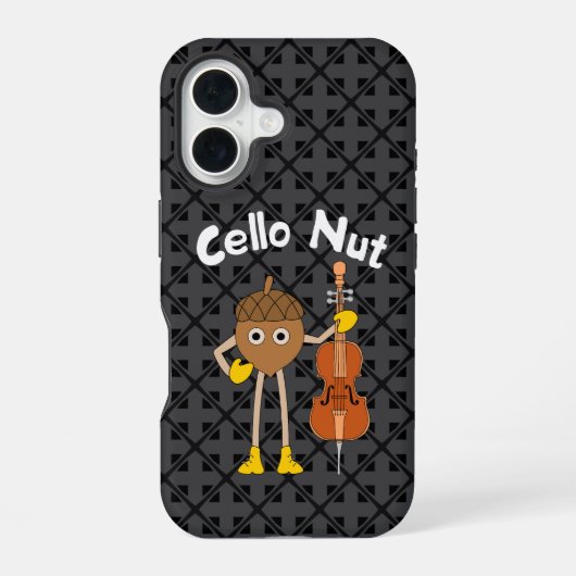 Cello Nut iPhone 16 Hoesje (Achterkant)