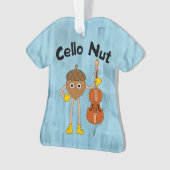 Cello Nut Ornament (voorkant)
