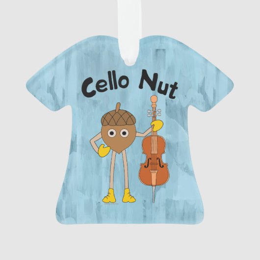 Cello Nut Ornament (achterkant)