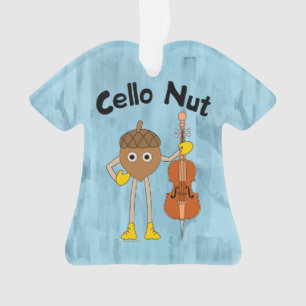 Cello Nut Ornament