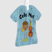 Cello Nut Ornament (voorkant)