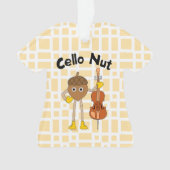 Cello Nut Ornament (voorkant)