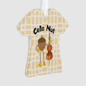 Cello Nut Ornament (voorkant)