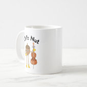 Cello Nut Tekst Koffiemok (Voorkant links)