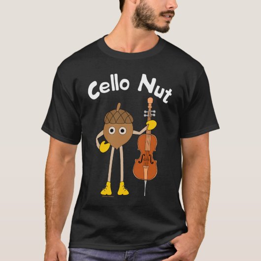 Cello Nut Tekst T-shirt (Voorkant)