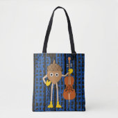 Cello Nut Tote Bag (Voorkant)