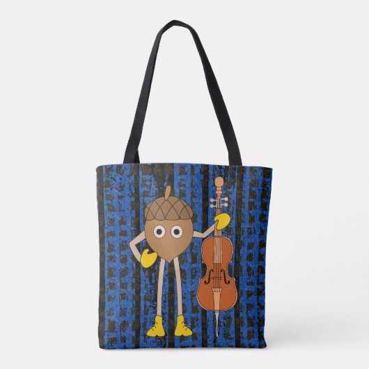 Cello Nut Tote Bag (Achterkant)