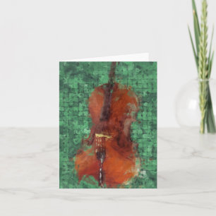 Cello on Green Kaart