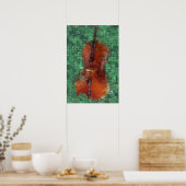 Cello on Green Poster (Keuken)