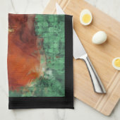 Cello on Green Theedoek (Quarter Fold)