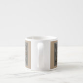 Cello-onderdelen als architectonische elementen espresso kop (Achterkant)