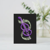 Cello-ontwerp Briefkaart (Staand voorkant)