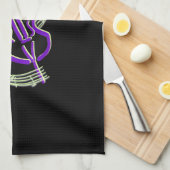 Cello-ontwerp Theedoek (Quarter Fold)