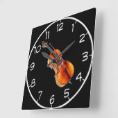 "Cello"-ontwerpwandklokken Vierkante Klok (Hoek)