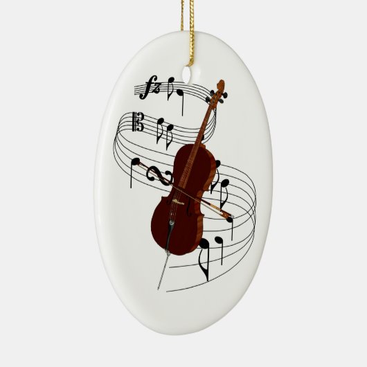 Cello Ornament (Rechts)