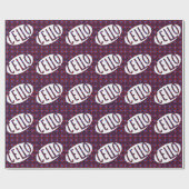 Cello Ovaal Ruw Tekst Cadeaupapier (Vlak)