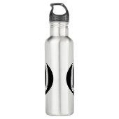 Cello Ovaal Ruw Tekst Waterfles (Achterkant)