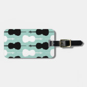 cello-patroon bagagelabel (Voorkant horizontaal)