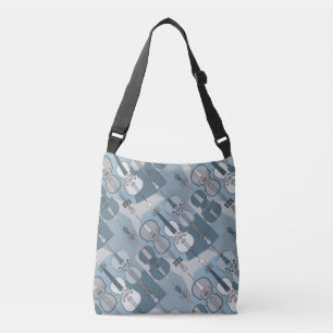 cello-patroon crossbody tas